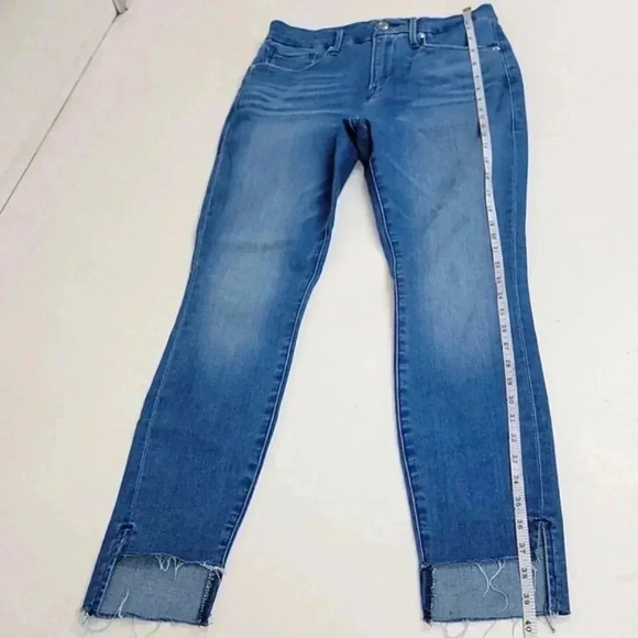 Good American Good Waist Step Hem Skinny Jeans Size 15 GWSH367T - Picture 3 of 14